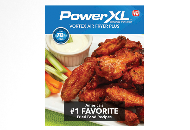 PowerXL Vortex Air Fryer Plus 5 Quart Capacity, Black, 1500 Watts 